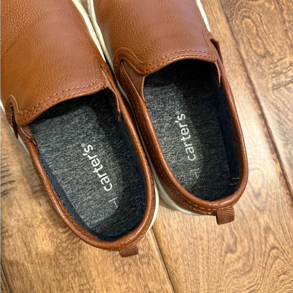 Carter’s kids Leather Casual Shoes in Brown - Picture 4 of 5